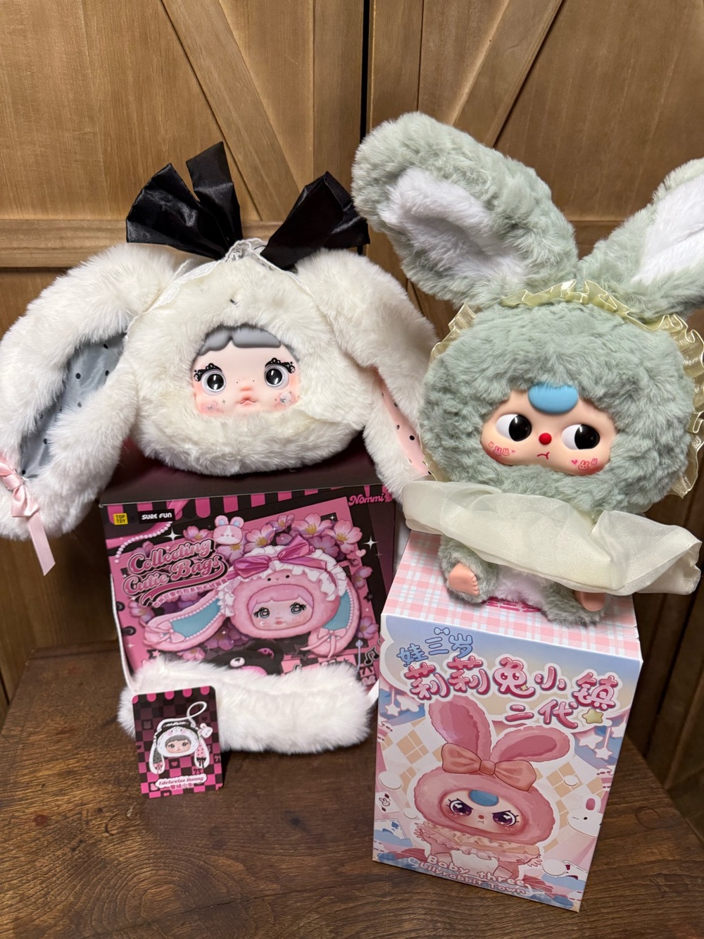 Nommi Purse Bag Edelweiss Bunny White Confirmed New Eyes + Bonus BB3